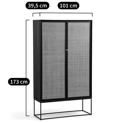 Шкаф с 2-мя дверцами из ротанга ручной работы Fuse Wicker Furniture Шкаф с 2-мя дверцами из ротанга ручной работы Fuse Wicker Furniture в Орле