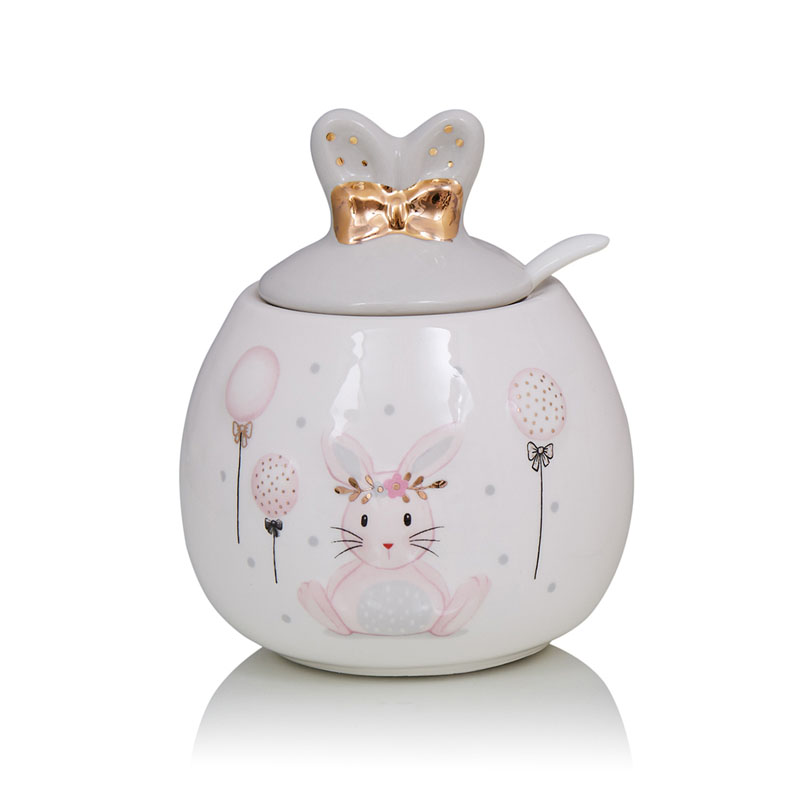 Ваза Kids Vase Bunny III Розовый пастельный Серый Ваза Kids Vase Bunny III Розовый пастельный Серый в Орле | Loft Concept