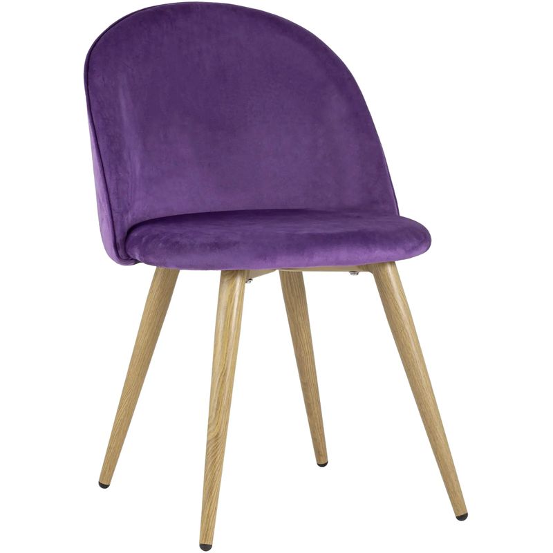 Стул Miruna Chair Спинка Ромбы Лиловый Велюр Лиловый Древесина Стул Miruna Chair Спинка Ромбы Лиловый Велюр Лиловый Древесина в Орле | Loft Concept