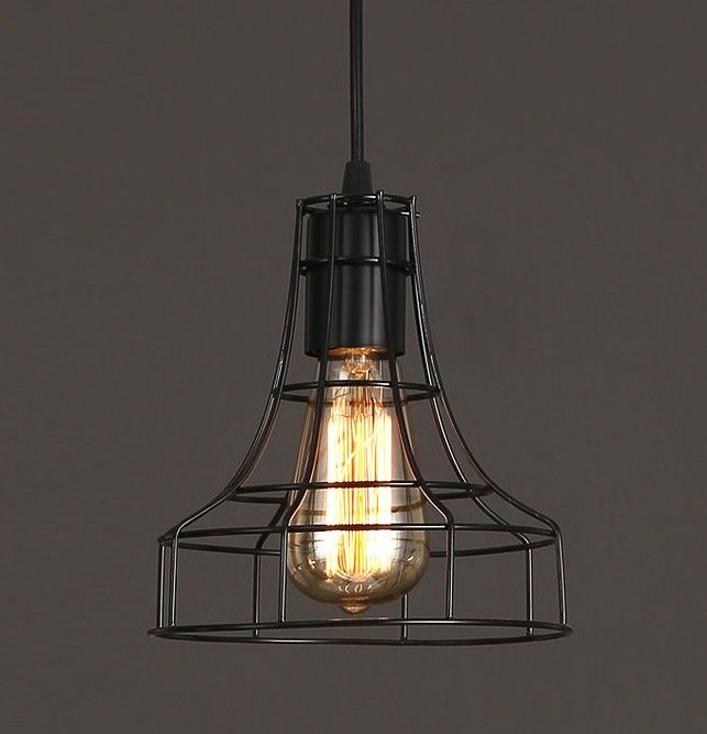 Cветильник Loft Nest Cage №2 Черный Cветильник Loft Nest Cage №2 Черный в Орле | Loft Concept