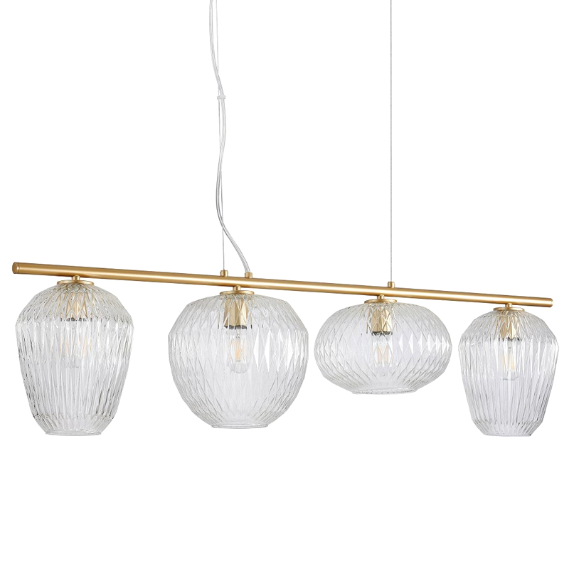 Люстра Foscarini c Прозрачными Плафонами матовое золото Прозрачный Люстра Foscarini c Прозрачными Плафонами матовое золото Прозрачный в Орле | Loft Concept