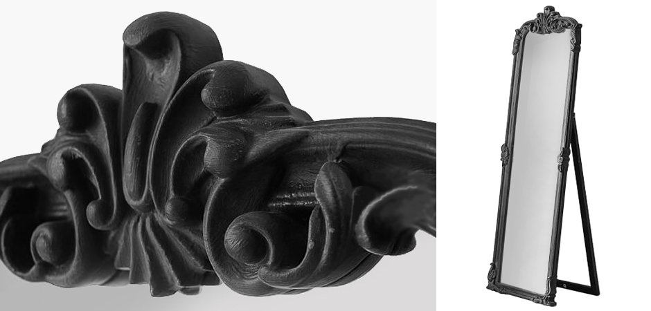 Напольное зеркало Valensole Black Напольное зеркало Valensole Black - Loft-Concept в Орле