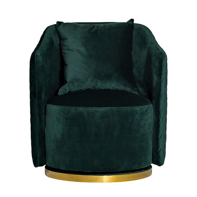 Кресло вращающееся Honnor Armchair Изумрудный Глянцевое золото Кресло вращающееся Honnor Armchair Изумрудный Глянцевое золото в Орле | Loft Concept