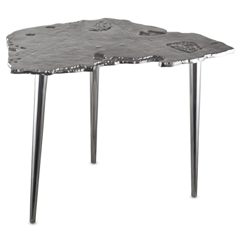 Приставной стол Edmundo Side Table II Серебряный Приставной стол Edmundo Side Table II Серебряный в Орле | Loft Concept