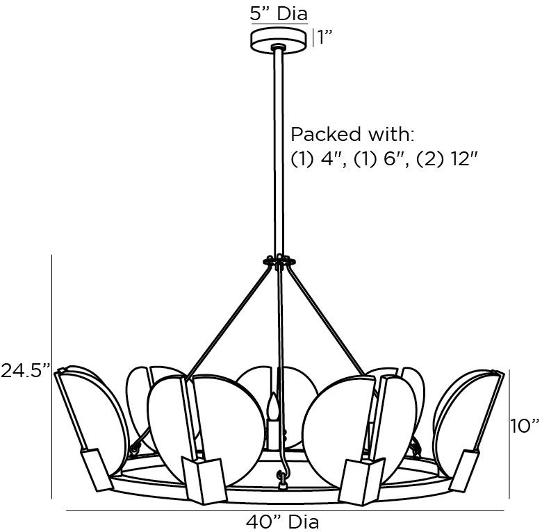 Люстра Arteriors SIERRA CHANDELIER Люстра Arteriors SIERRA CHANDELIER в Орле