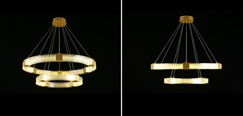 Люстра Два Кольца Ring Horizontal Ornament Meander 2 Люстра Два Кольца Ring Horizontal Ornament Meander 2 - Loft-Concept в Орле
