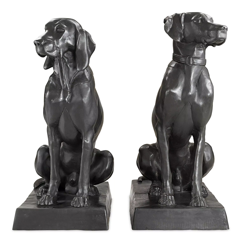 Комплект из двух декоративных статуэток Eichholtz Dogs Pointer & Hound set of 2 Темная бронза Комплект из двух декоративных статуэток Eichholtz Dogs Pointer & Hound set of 2 Темная бронза в Орле | Loft Concept