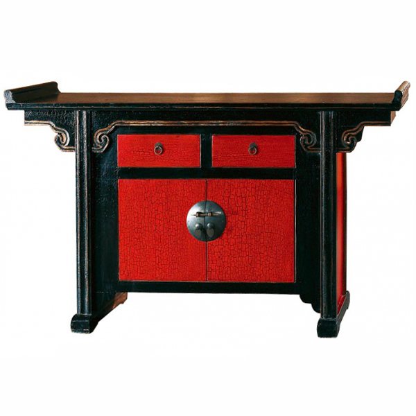 Китайский комод Red-black chest Китайский комод Red-black chest в Орле | Loft Concept