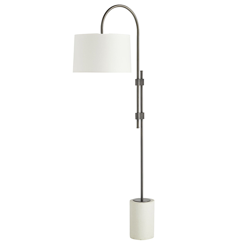 Торшер Arteriors ILY FLOOR LAMP Темная бронза Белый Торшер Arteriors ILY FLOOR LAMP Темная бронза Белый в Орле | Loft Concept
