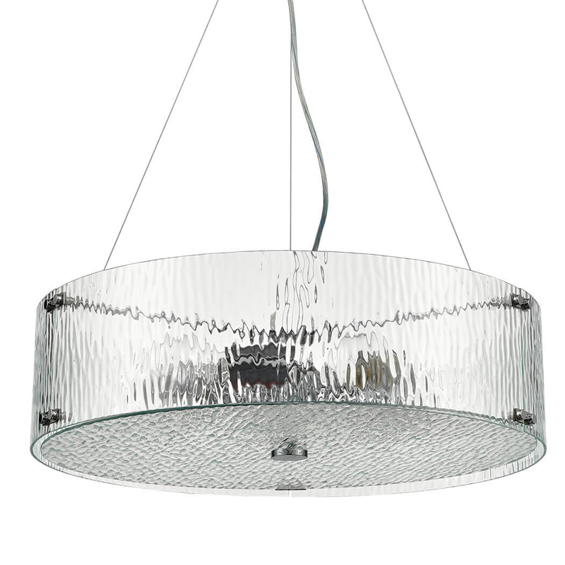 Люстра Rainy Glass Lamp D55 Прозрачный Хром Люстра Rainy Glass Lamp D55 Прозрачный Хром в Орле | Loft Concept