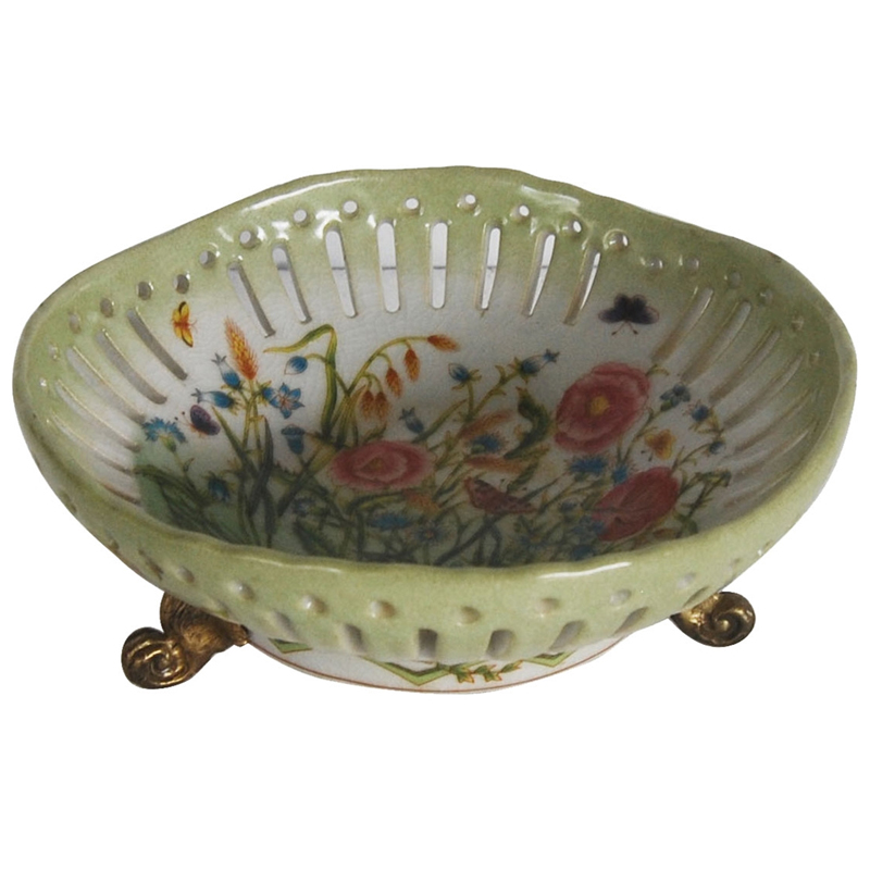 Блюдо Wildflowers dish Мульти Бронза Блюдо Wildflowers dish Мульти Бронза в Орле | Loft Concept