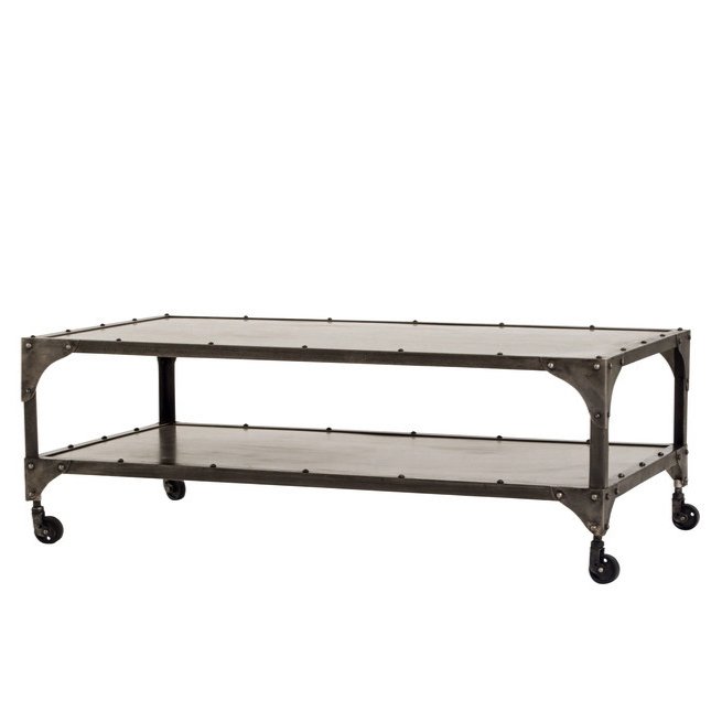 Кофейный стол Industrial Steampunk Nickel Coffee Table Кофейный стол Industrial Steampunk Nickel Coffee Table в Орле | Loft Concept