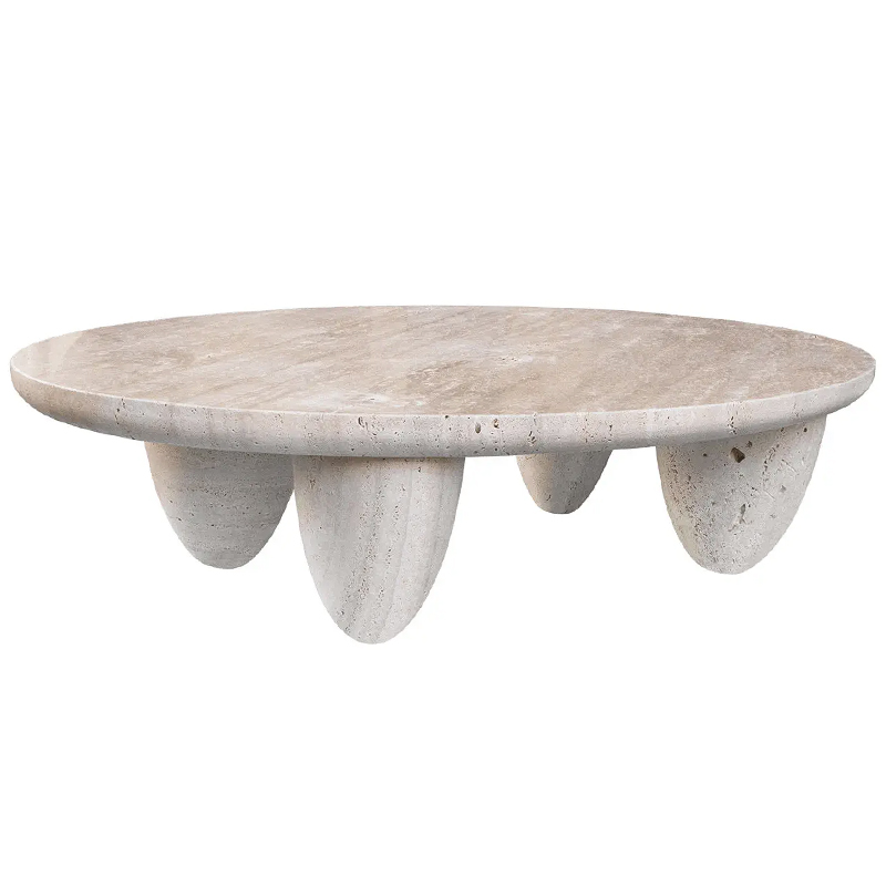 Кофейный стол Marble coffee table LUNARYS Серый Бежево-серый в Орле | Loft Concept 