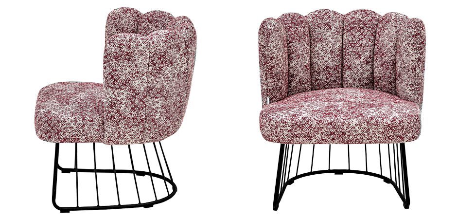 Кресло Noah Armchair cherry-white Кресло Noah Armchair cherry-white - Loft-Concept в Орле