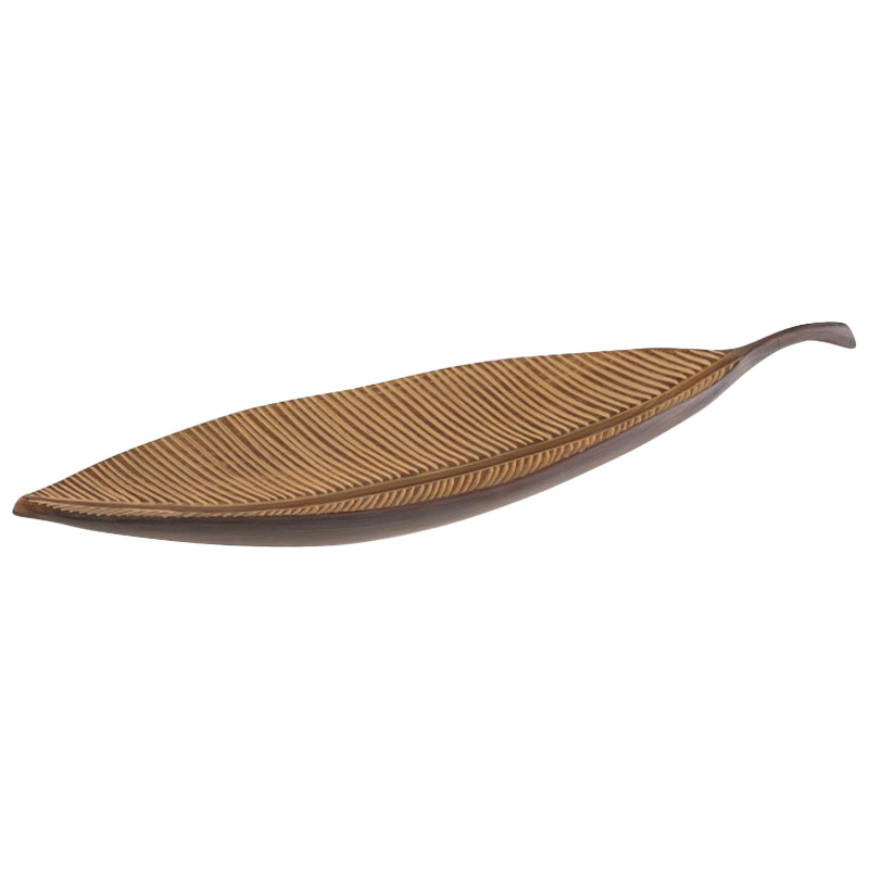 Поднос Leaf salver Коричневый Поднос Leaf salver Коричневый в Орле | Loft Concept