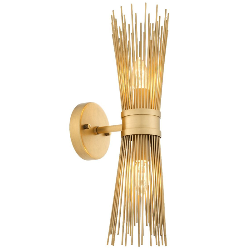 Бра Eichholtz Wall Lamp Romeo Double Латунь Античная полированная Бра Eichholtz Wall Lamp Romeo Double Латунь Античная полированная в Орле | Loft Concept