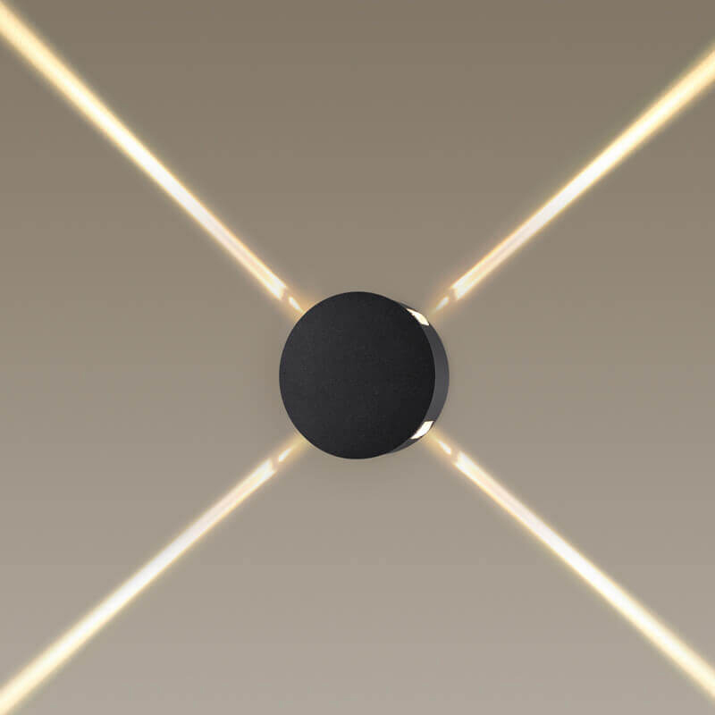 Спот Jedi Beam Sconce Circle black Черный в Орле | Loft Concept 