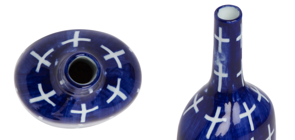 Ваза blue & white ornament Blue Bottle Ваза blue & white ornament Blue Bottle - Loft-Concept в Орле