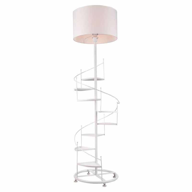 Торшер Spiral Staircase Floor Lamp White Белый Торшер Spiral Staircase Floor Lamp White Белый в Орле | Loft Concept