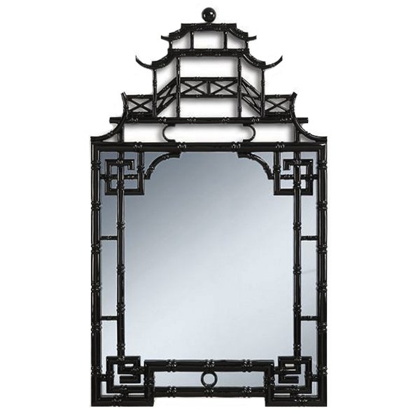 Зеркало Pagoda Mirror Black Черный Зеркало Pagoda Mirror Black Черный в Орле | Loft Concept