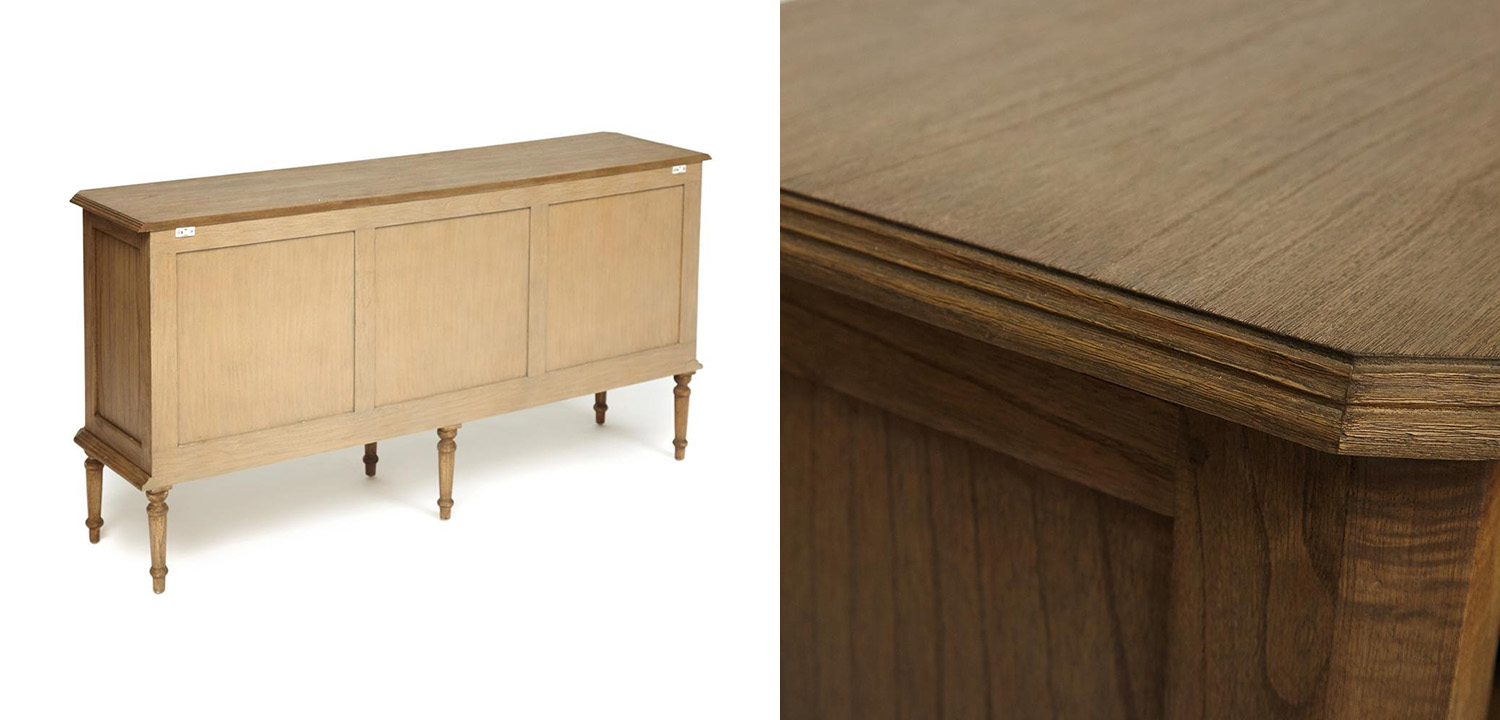 Комод в стиле Прованс со стеклянными дверцами Provence Jacob Chest of Drawers big - фото №1