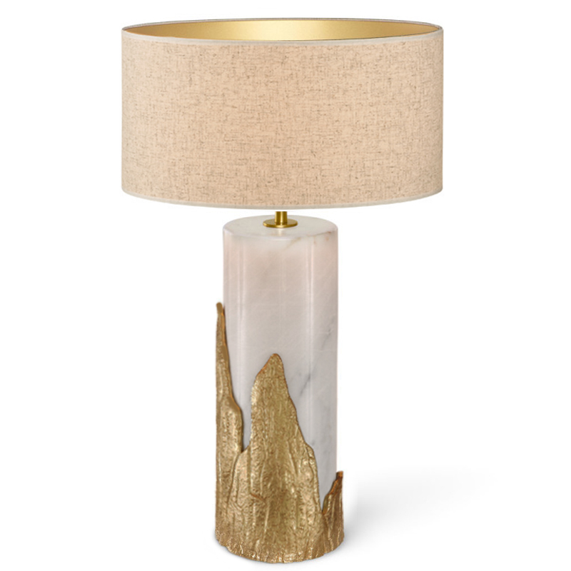 Настольная лампа Amber TABLE LAMP Ginger and Jagger Золотой Белый Настольная лампа Amber TABLE LAMP Ginger and Jagger Золотой Белый в Орле | Loft Concept