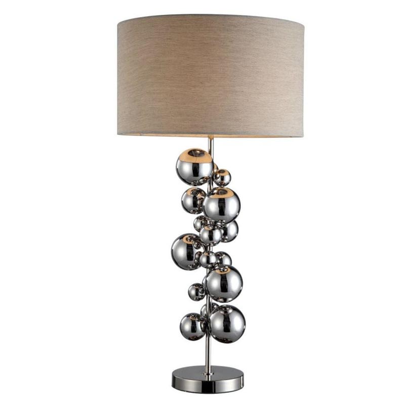 Настольная лампа Chrome Bubbles Table Lamp Темный хром Настольная лампа Chrome Bubbles Table Lamp Темный хром в Орле | Loft Concept