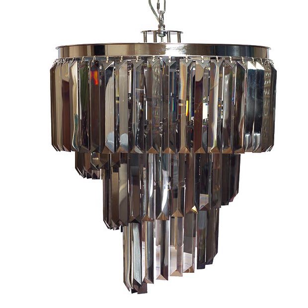 Люстра Odeon Chandelier Helix Smoke 50 Хром Дымчатый (Smoke) Люстра Odeon Chandelier Helix Smoke 50 Хром Дымчатый (Smoke) в Орле | Loft Concept