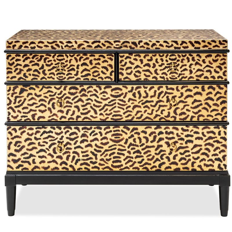 Комод DRESSER KRIZIA leopard Карамель Черный Комод DRESSER KRIZIA leopard Карамель Черный в Орле | Loft Concept