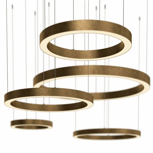 Люстра Light Ring Horizontal von Henge Глянцевое золото Латунь Люстра Light Ring Horizontal von Henge Глянцевое золото Латунь в Орле | Loft Concept
