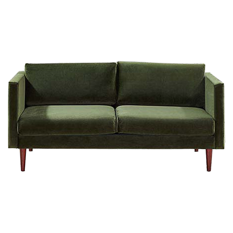 Диван Simple Forms Sofa Green Зеленый Коричневый Диван Simple Forms Sofa Green Зеленый Коричневый в Орле | Loft Concept