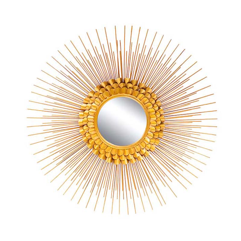 Зеркало-солнце Golden Petals Mirror Sun Золотой Зеркало-солнце Golden Petals Mirror Sun Золотой в Орле | Loft Concept