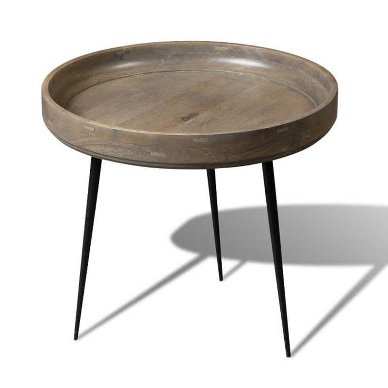 Кофейный стол Davidson Coffee Table platinum 47 Серый Черный Кофейный стол Davidson Coffee Table platinum 47 Серый Черный в Орле | Loft Concept