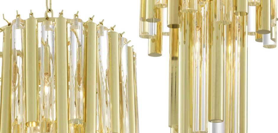 Люстра Eichholtz Chandelier Gigi S Gold Люстра Eichholtz Chandelier Gigi S Gold - Loft-Concept в Орле