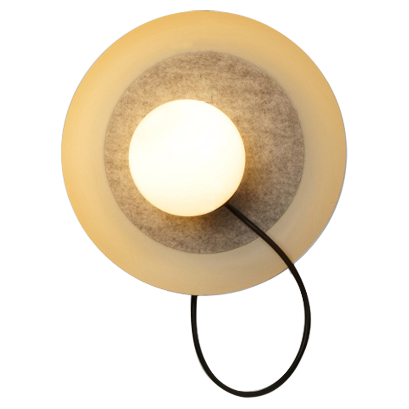Настенный светильник с магнитными плафоном MARGOTT WALL LAMP Белый Оранжевый Черный Настенный светильник с магнитными плафоном MARGOTT WALL LAMP Белый Оранжевый Черный в Орле | Loft Concept