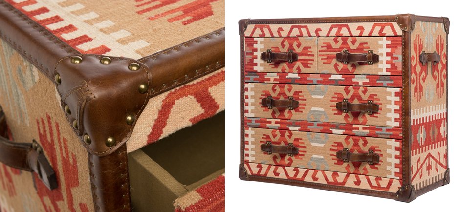 Комод Килим Howard Kilim Chest of Drawers Комод Килим Howard Kilim Chest of Drawers - Loft-Concept в Орле