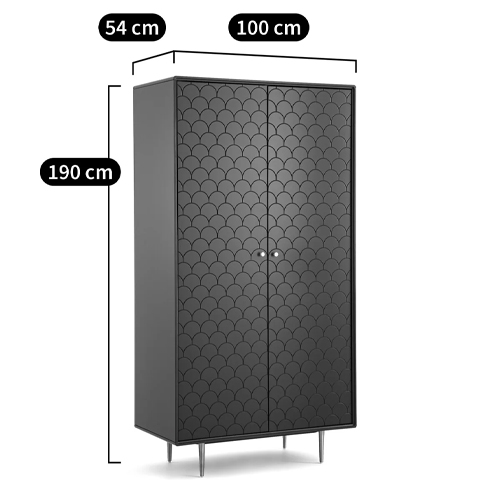 Шкаф двухдверный Scale Ornament Blue Wardrobe Шкаф двухдверный Scale Ornament Blue Wardrobe в Орле