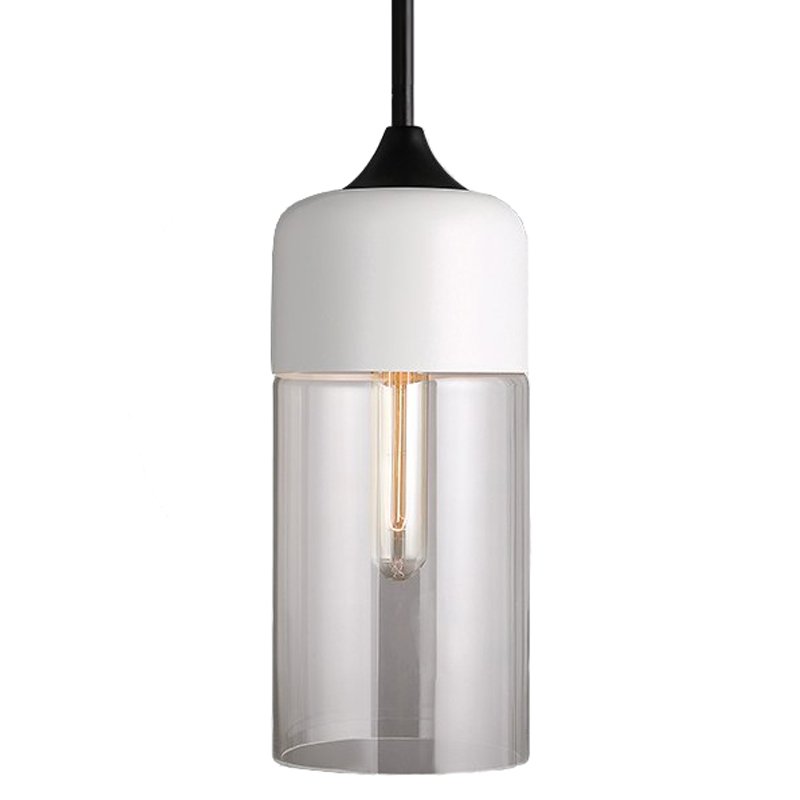 Подвесной светильник Hanglamp zwart glas White I Белый Прозрачное Стекло Подвесной светильник Hanglamp zwart glas White I Белый Прозрачное Стекло в Орле | Loft Concept