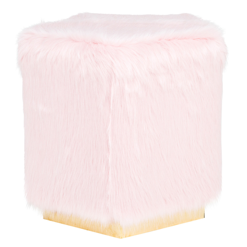 Пуф PUF Pink Fluffy Cloud Розовый Золотой в Орле | Loft Concept 