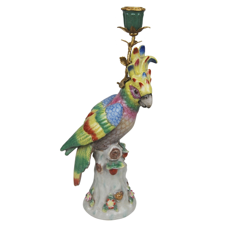 Подсвечник Corella Parrot Candlestick Мульти Подсвечник Corella Parrot Candlestick Мульти в Орле | Loft Concept