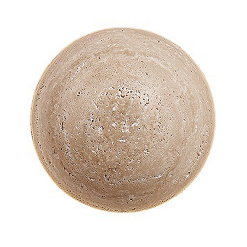 Настенный светодиодный светильник из камня травертина TRAVERTINE POVL WALL LAMP Бежевый Настенный светодиодный светильник из камня травертина TRAVERTINE POVL WALL LAMP Бежевый в Орле | Loft Concept