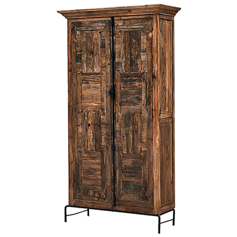 Шкаф Giancarlo Wood Wardrobe Коричневый Черный Шкаф Giancarlo Wood Wardrobe Коричневый Черный в Орле | Loft Concept