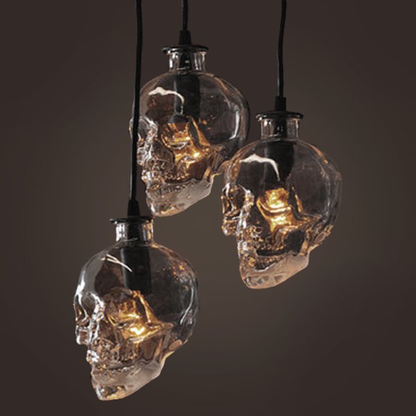 Люстра Череп Glass Skull Pendant Люстра Череп Glass Skull Pendant в Орле | Loft Concept
