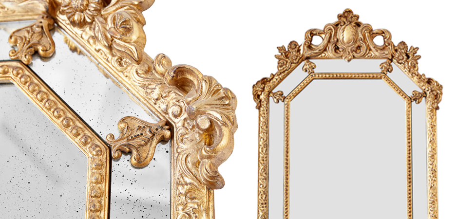 Зеркало Keppel Mirror Gold Зеркало Keppel Mirror Gold - Loft-Concept в Орле
