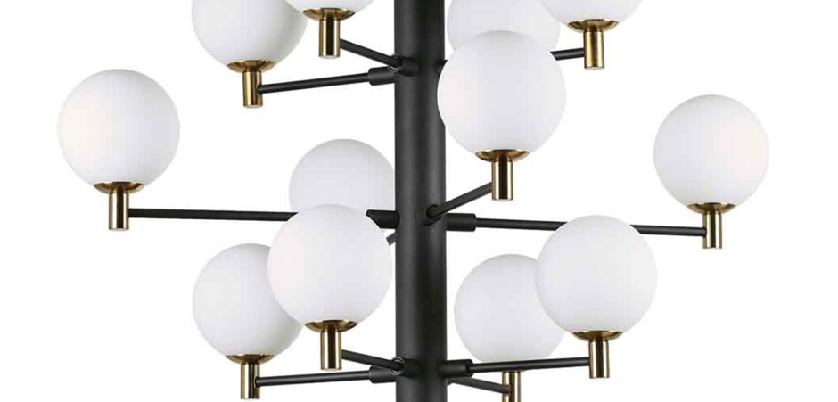 Люстра Italian Globe Abstraction Light White and Black 12 Люстра Italian Globe Abstraction Light White and Black 12 - Loft-Concept в Орле