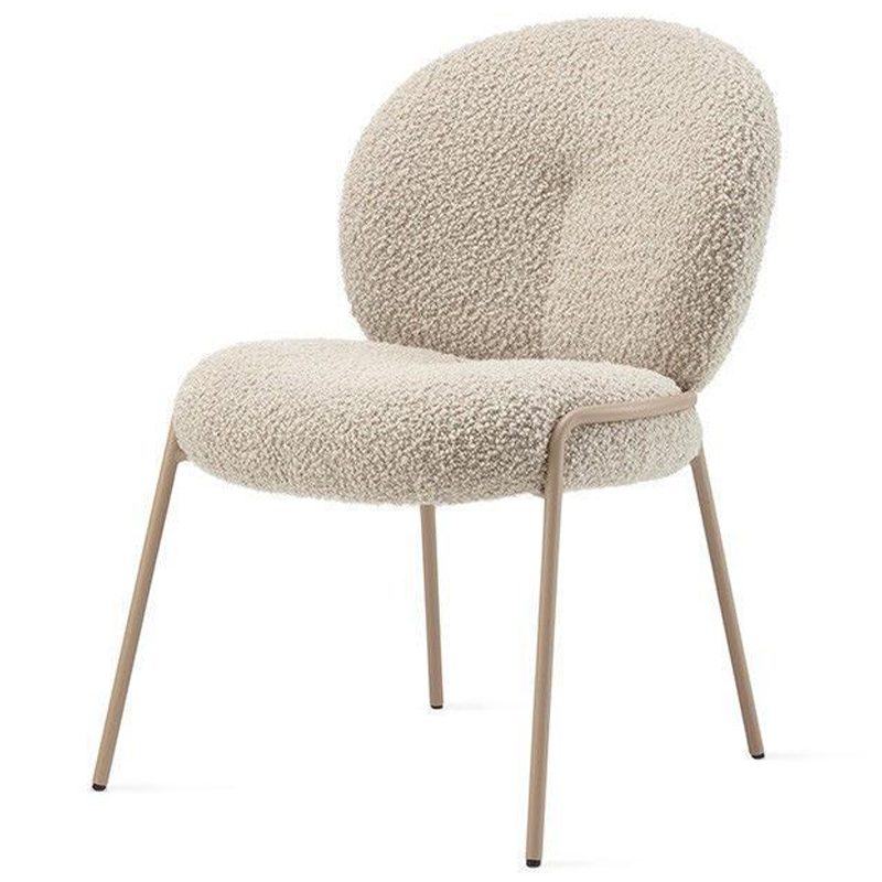 Стул Lyons Boucle Chair Бежевый Золотой Стул Lyons Boucle Chair Бежевый Золотой в Орле | Loft Concept