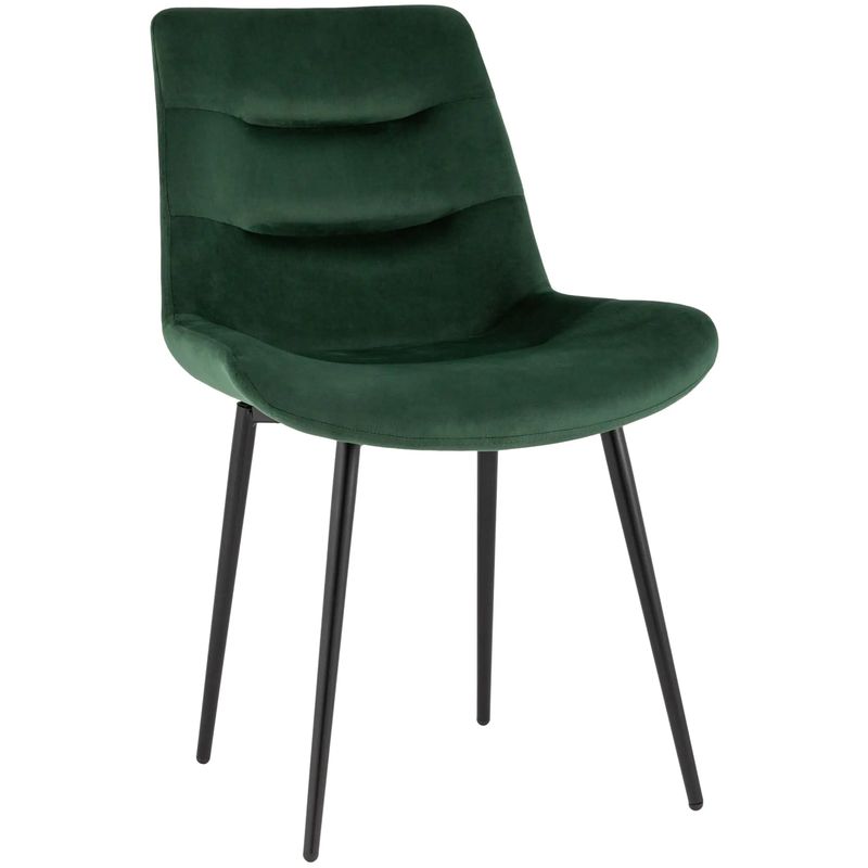 Стул Austin Chair Зеленый Велюр Зеленый Черный Стул Austin Chair Зеленый Велюр Зеленый Черный в Орле | Loft Concept