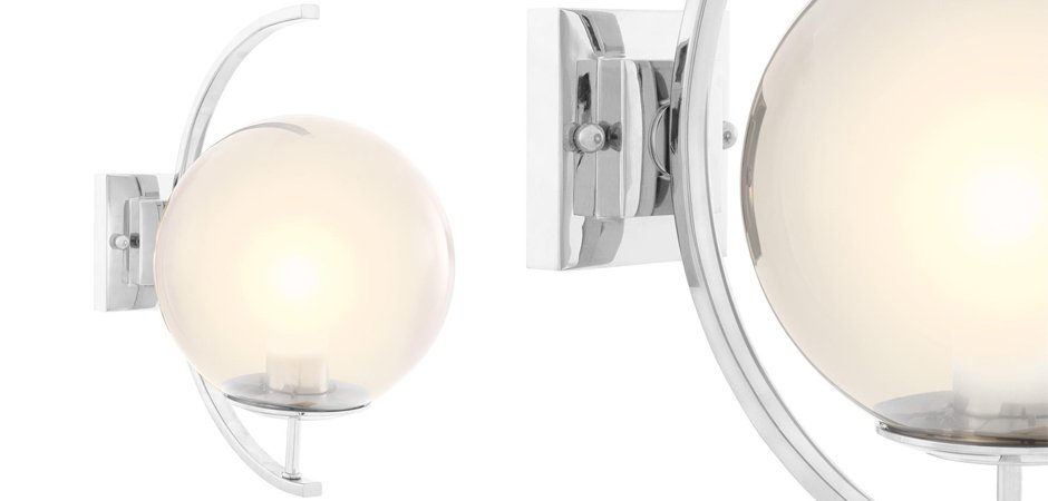 Бра Eichholtz Wall Lamp Cascade Nickel Бра Eichholtz Wall Lamp Cascade Nickel - Loft-Concept в Орле