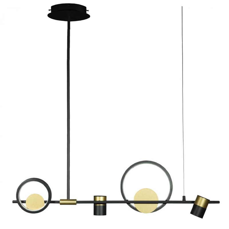 Люстра Chariklo Duo Chandelier Черный Латунь Люстра Chariklo Duo Chandelier Черный Латунь в Орле | Loft Concept