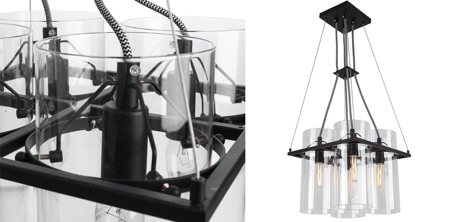 Люстра Glass Cylinder Chandelier Люстра Glass Cylinder Chandelier - Loft-Concept в Орле